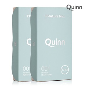 Quinn 퀸 플레져맥스 001 24p굴곡,도트,나선형의 3가지 모양프리미엄 Natural Latex